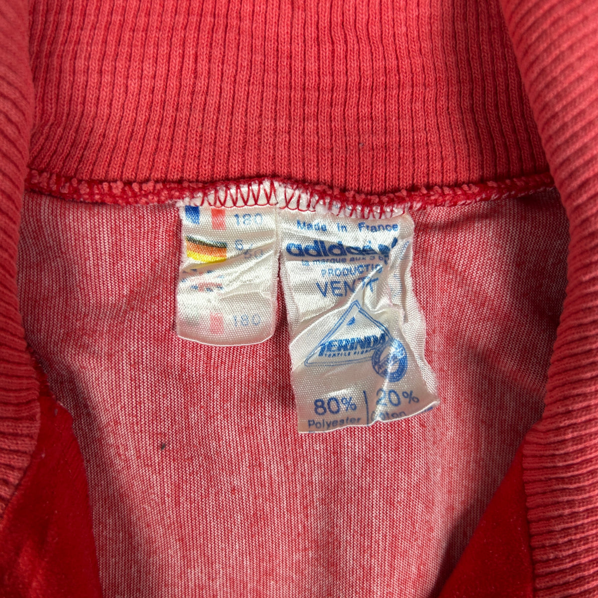 XL - 1985 Adidas Vintage Venissieux Zip Track Ventex Jacket