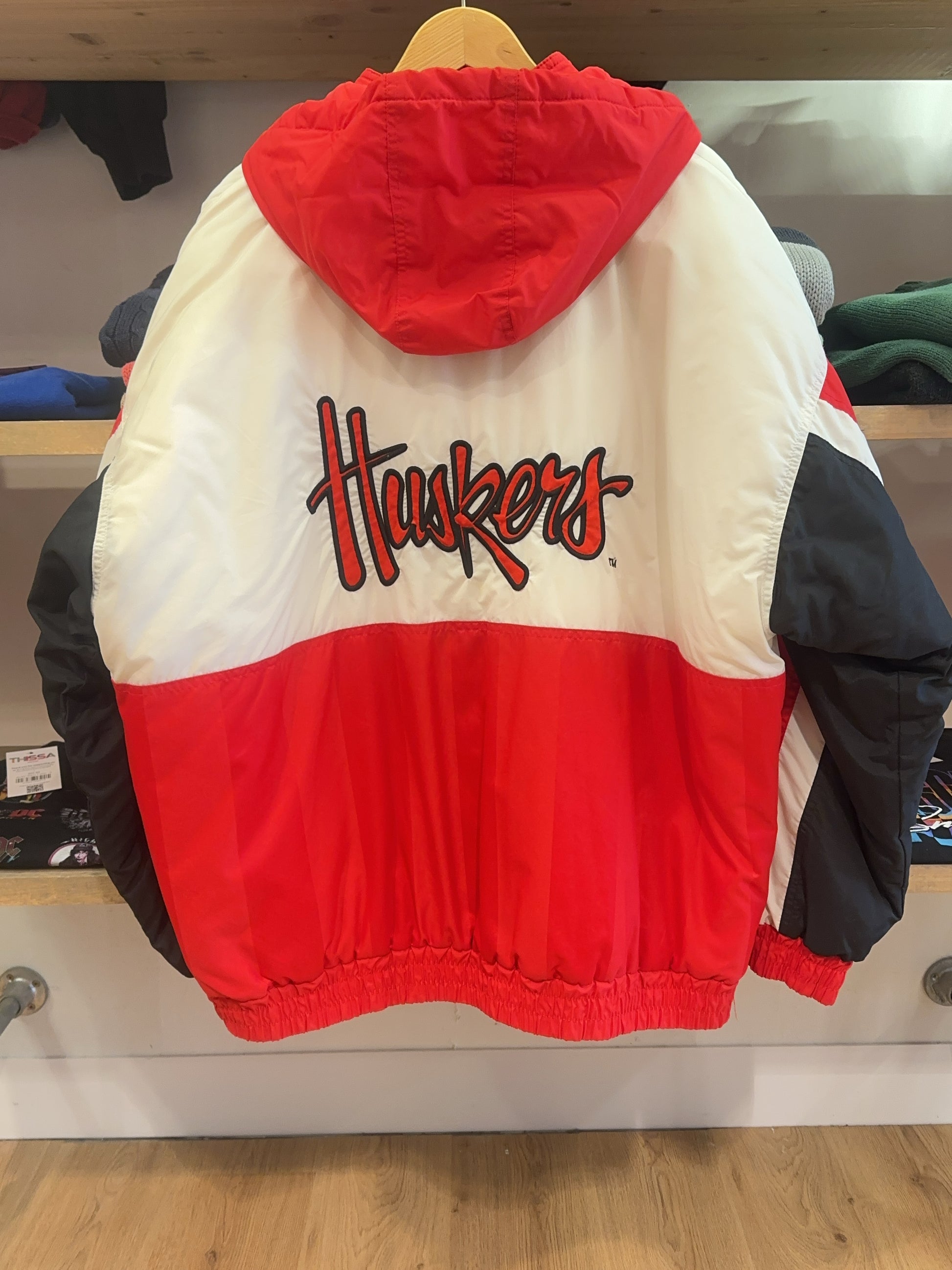 Vintage 1990's Nebraska Huskers Apex One Puffer Jacket - XL