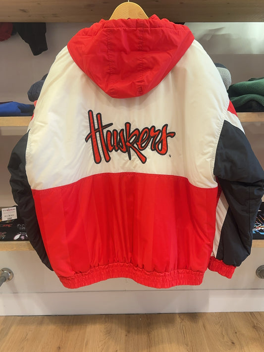 Vintage 1990's Nebraska Huskers Apex One Puffer Jacket - XL