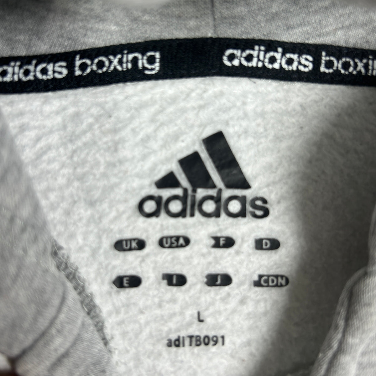 L - Vintage 2000's Adidas Boxing Club Hoodie