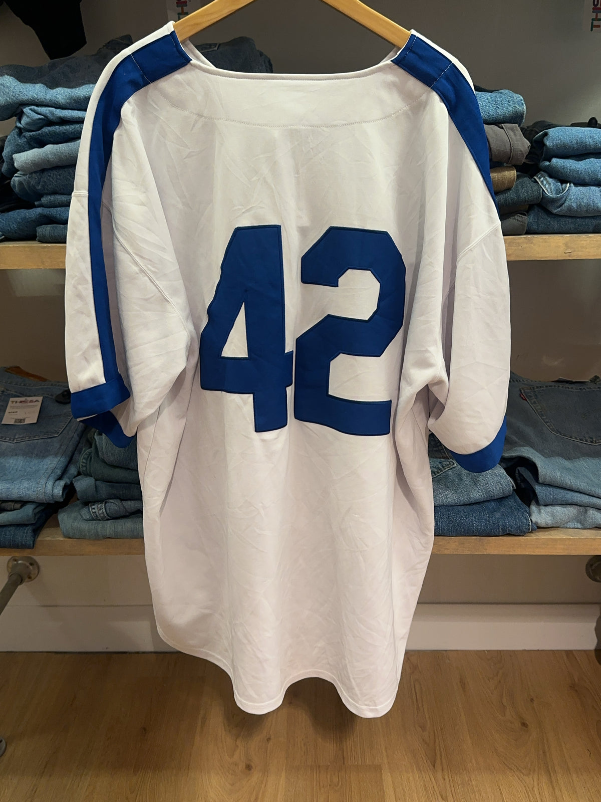 XXL - Los Angeles #42 Authentic MLB Baseball Jersey