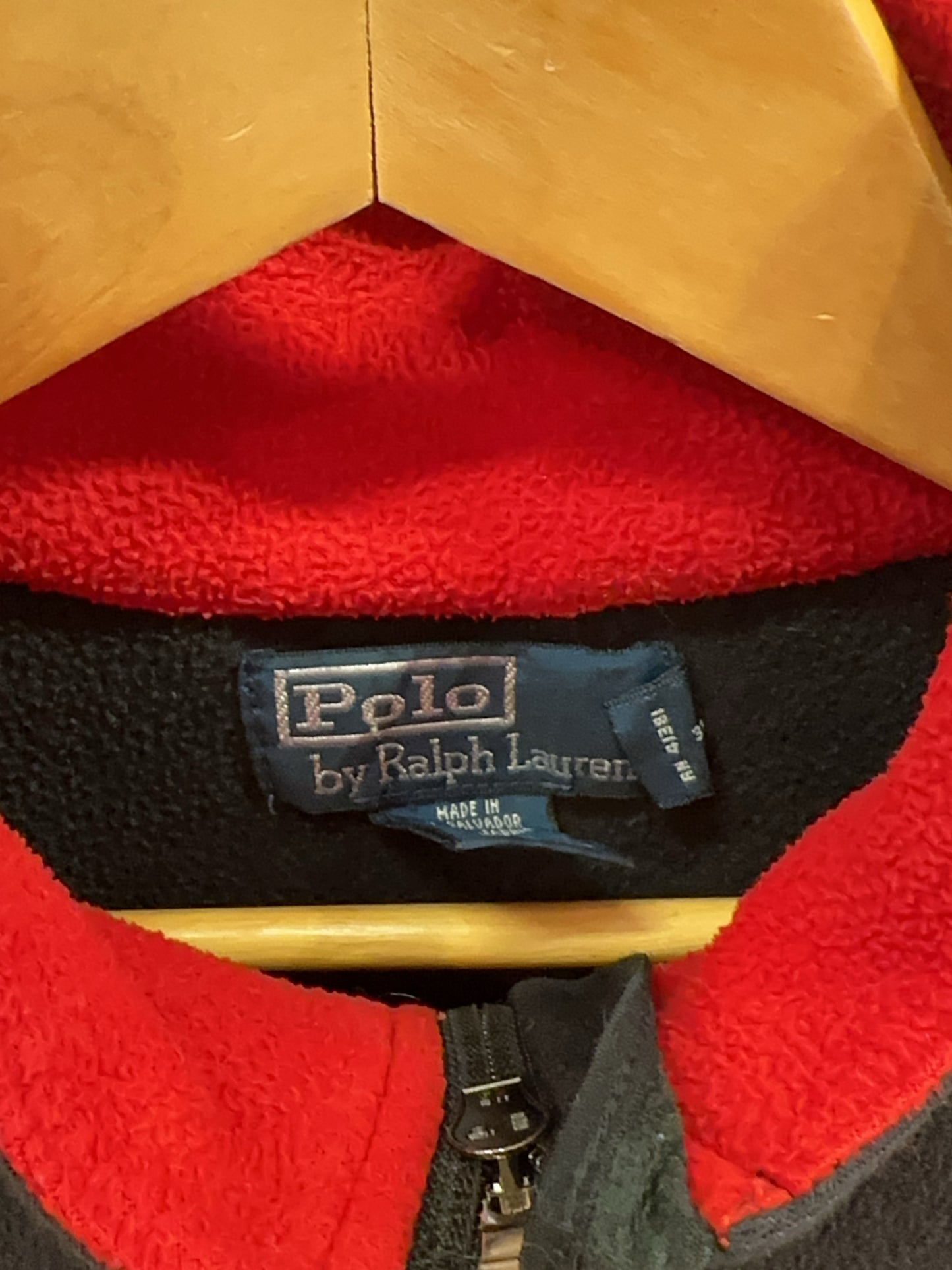 L - Ralph Lauren Fleece Quarterzip