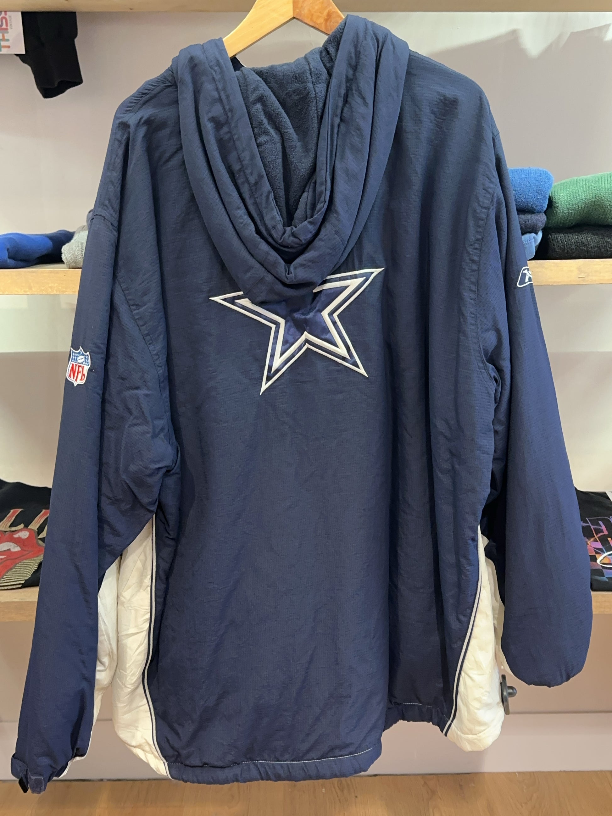 XL - Dallas Cowboys NFL On Field Hooded Pullover Jacket