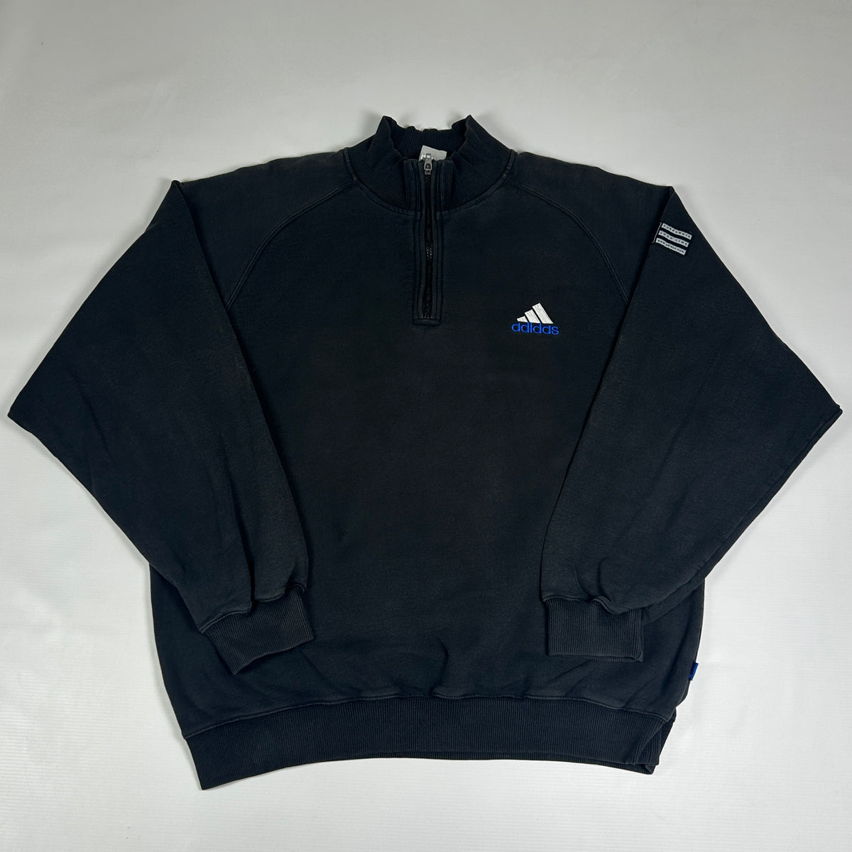 XL - Vintage 1990's Adidas Quarterzip