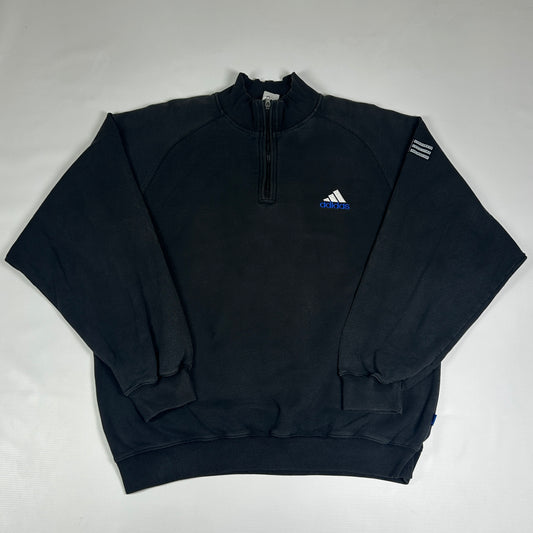 XL - Vintage 1990's Adidas Quarterzip