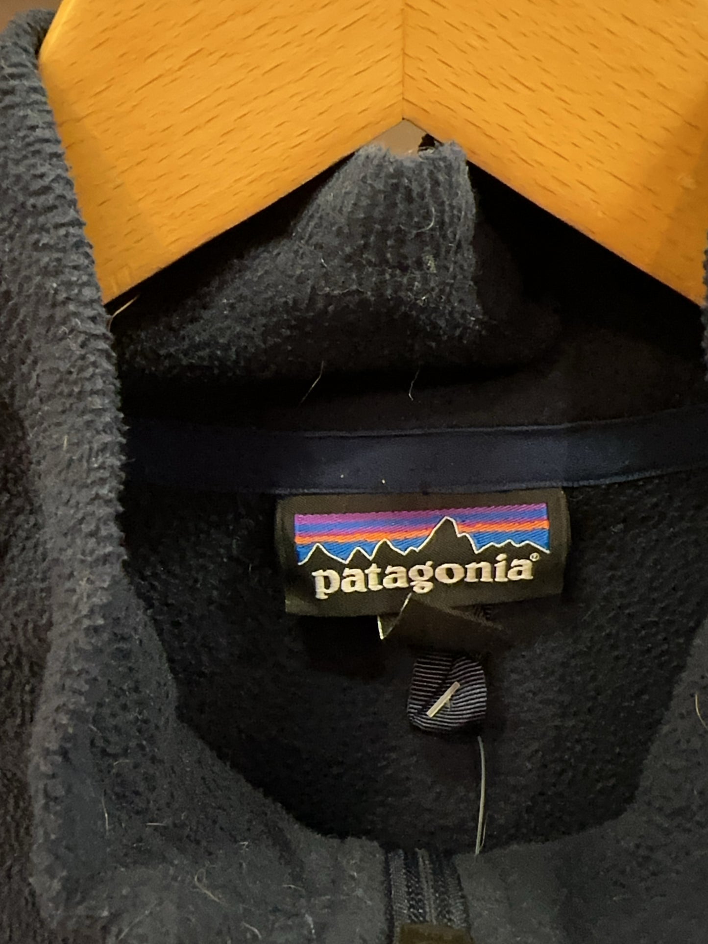 Patagonia Navy Full-Zip Fleece Jacket - M