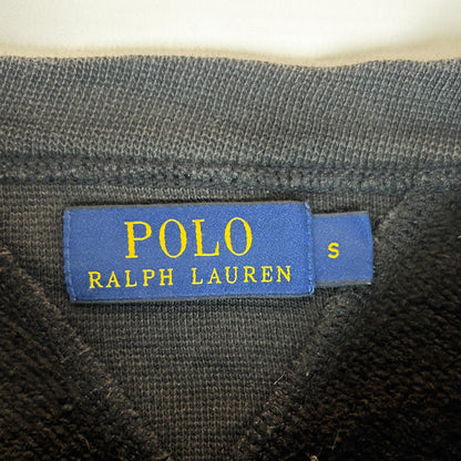 S - Vintage 2010's Polo Ralph Lauren Black Logo Crewneck Sweatshirt