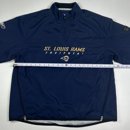 M - Vintage 2000's St. Louis Rams NFL Equipment Pullover Jacket