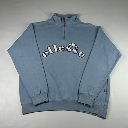 L - Vintage 1990's Ellesse Quarterzip