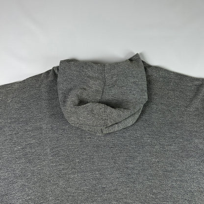 M - 2000's Adidas Training Grey Hooded Pullover Sweatshirt