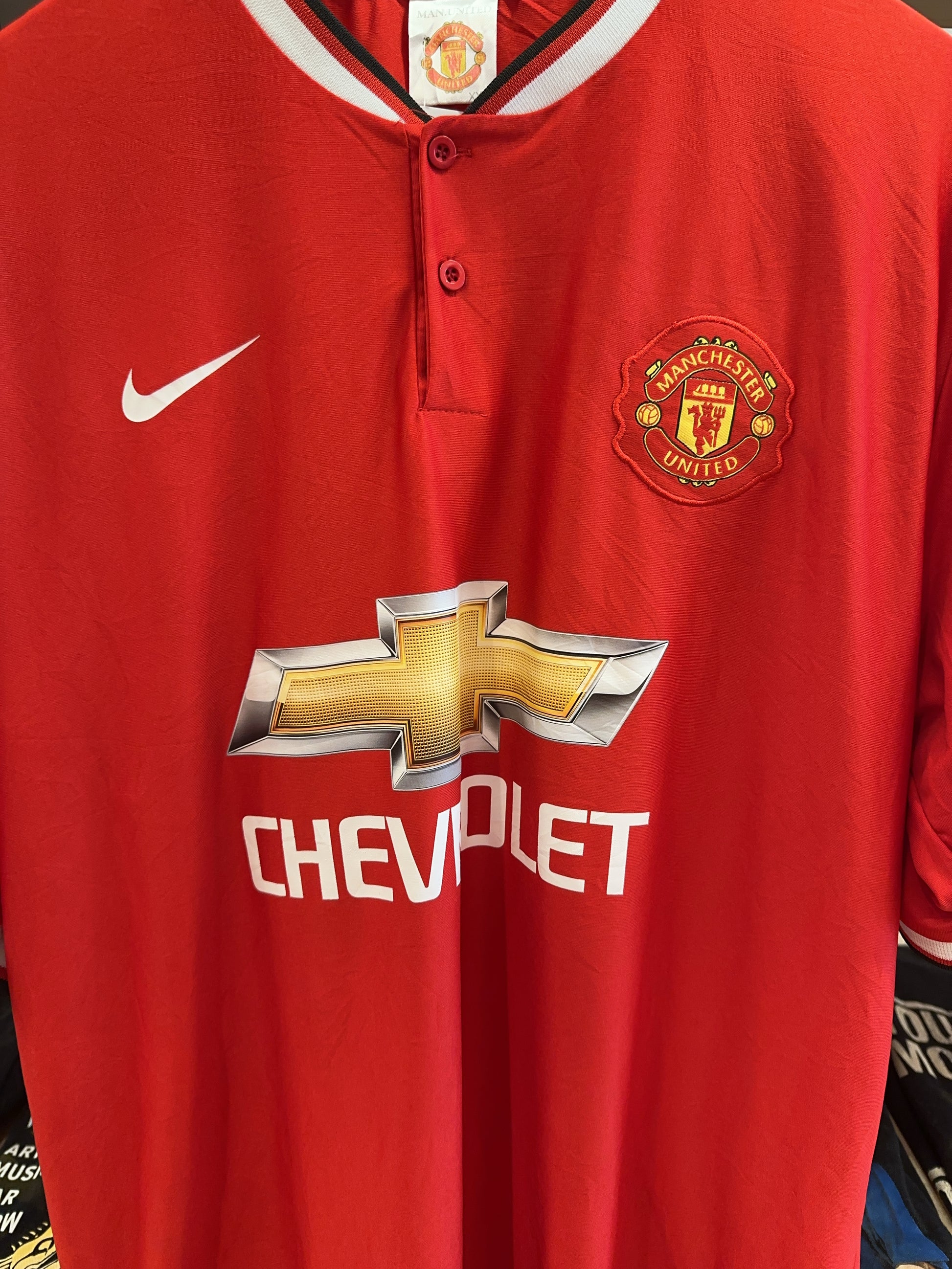 XXL - 2014-2015 Manchester United Nike Home Football Shirt Robin van Persie 20