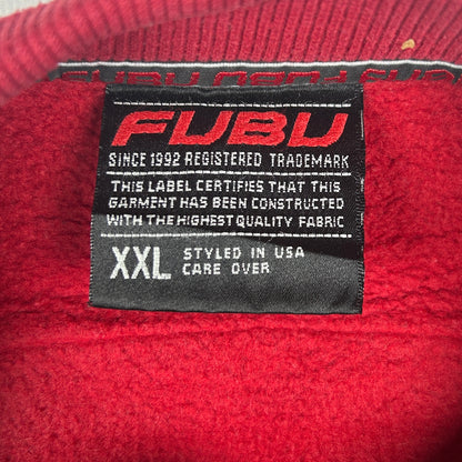 XXL - Vintage 1990's FUBU Los Angeles 05 Red Graphic Sweatshirt