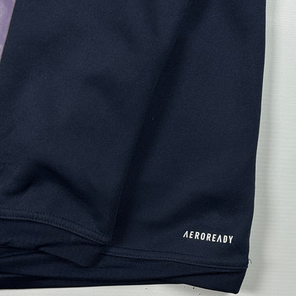 M - 2023-2024 Real Madrid Adidas AEROREADY Quarter-Zip Training Top
