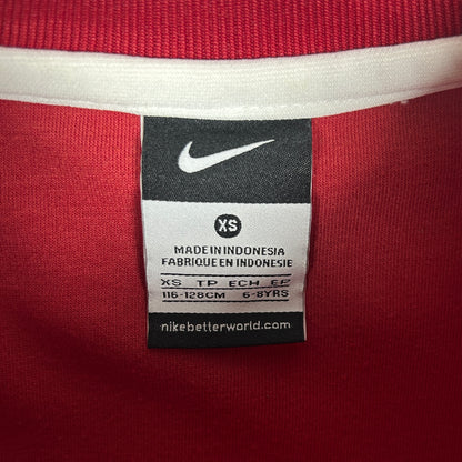XXS - Vintage 2010's Nike Paris Saint-Germain Kids Red Training Sweatshirt