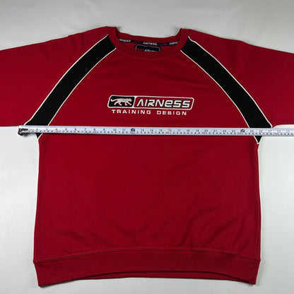 XL - Vintage 2000's Airness Training Design Red Sweatshirt
