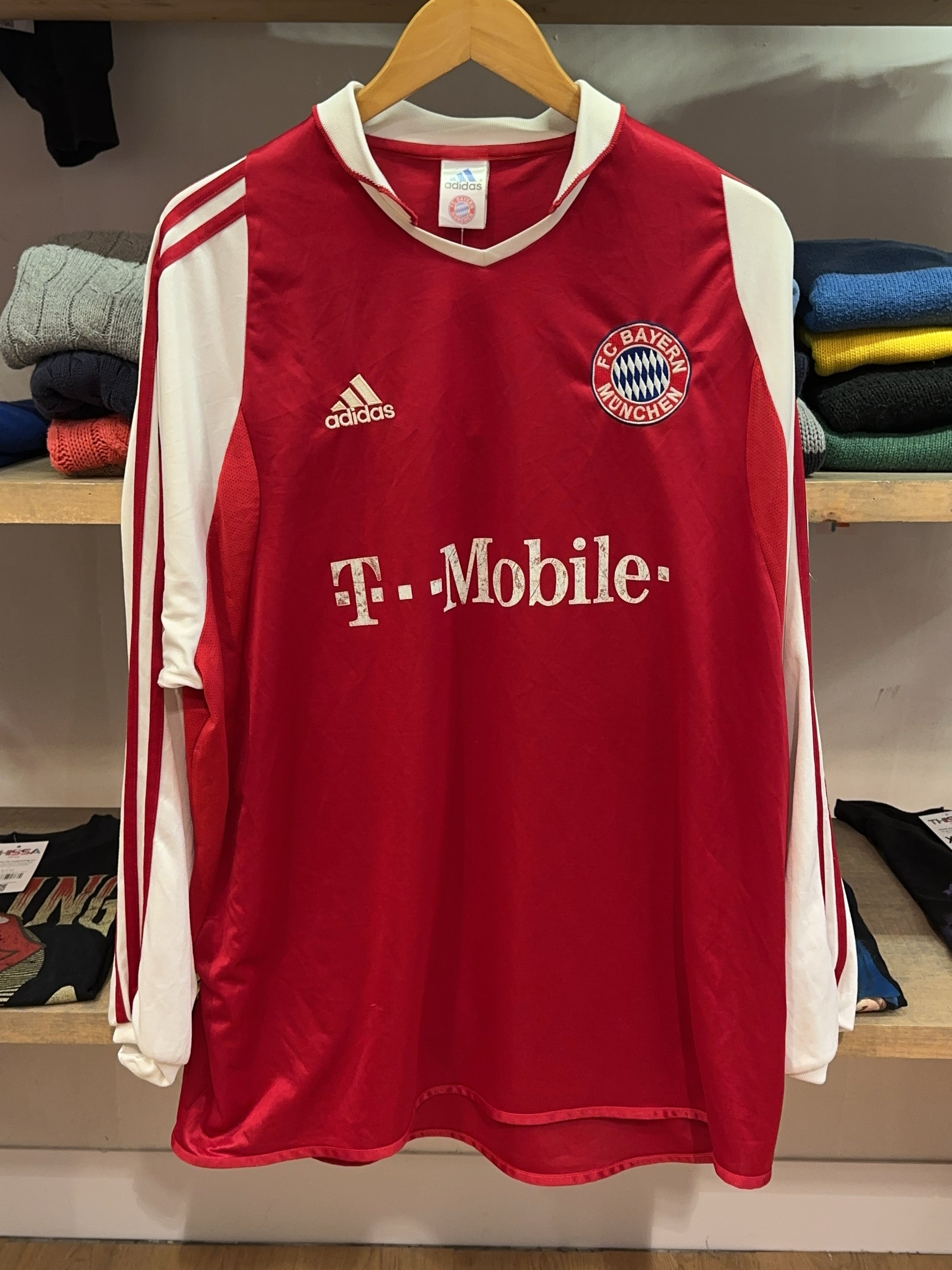 2003-2004 FC Bayern Munich Adidas Home Football Shirt 12 - XXL