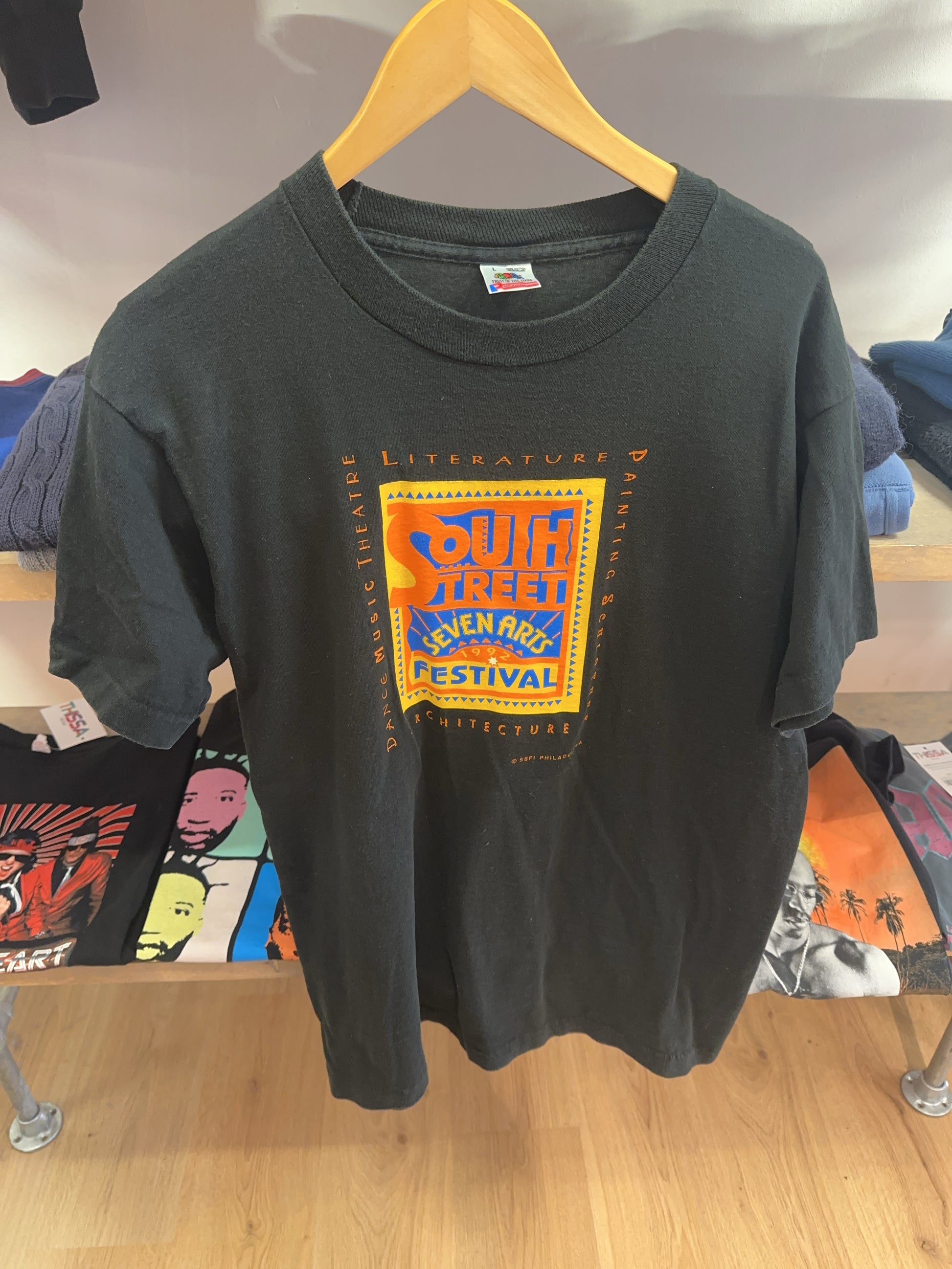 L - 1990's South Street Seven Arts Festival T-shirt