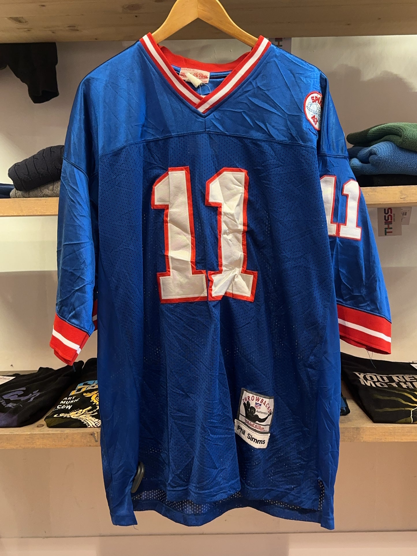 L - New York Giants Mitchell & Ness Home Phil Simms 11
