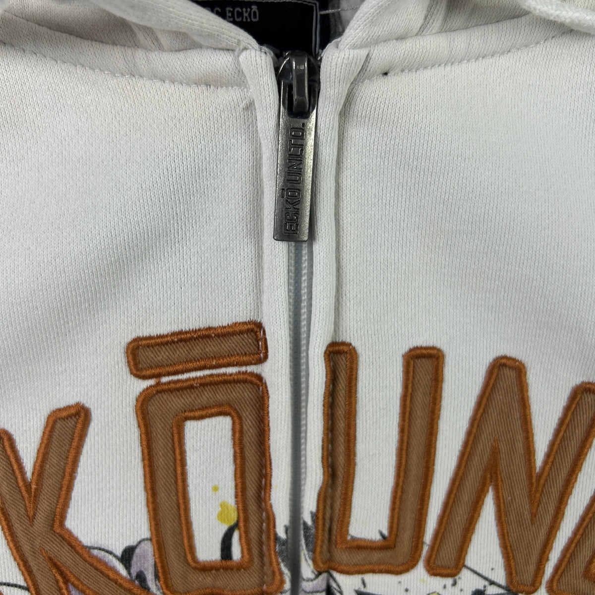 XXL - 2000's Ecko Unltd. Graphic Zip-Up Hoodie