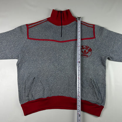 S - Vintage 1970's Adidas Quarterzip