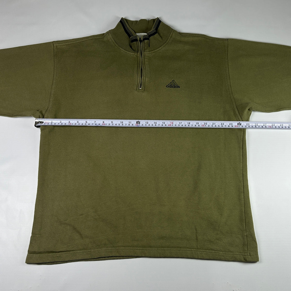 XL - Vintage 1990's Adidas Quarterzip