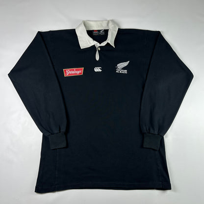 XL - 1994-1996 New Zealand All Blacks Steinlager Rugby Shirt Longsleeve Canterbury
