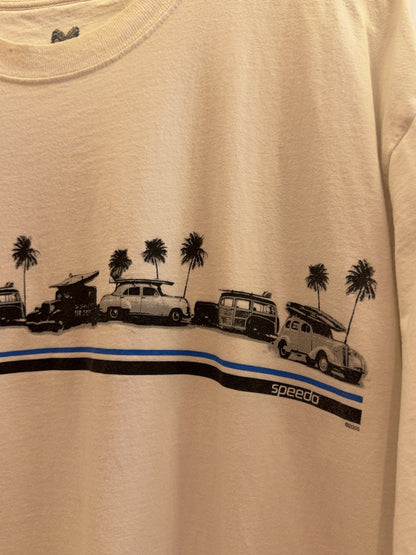 XXL - Speedo Palm Tree Surf Van Graphic T-Shirt