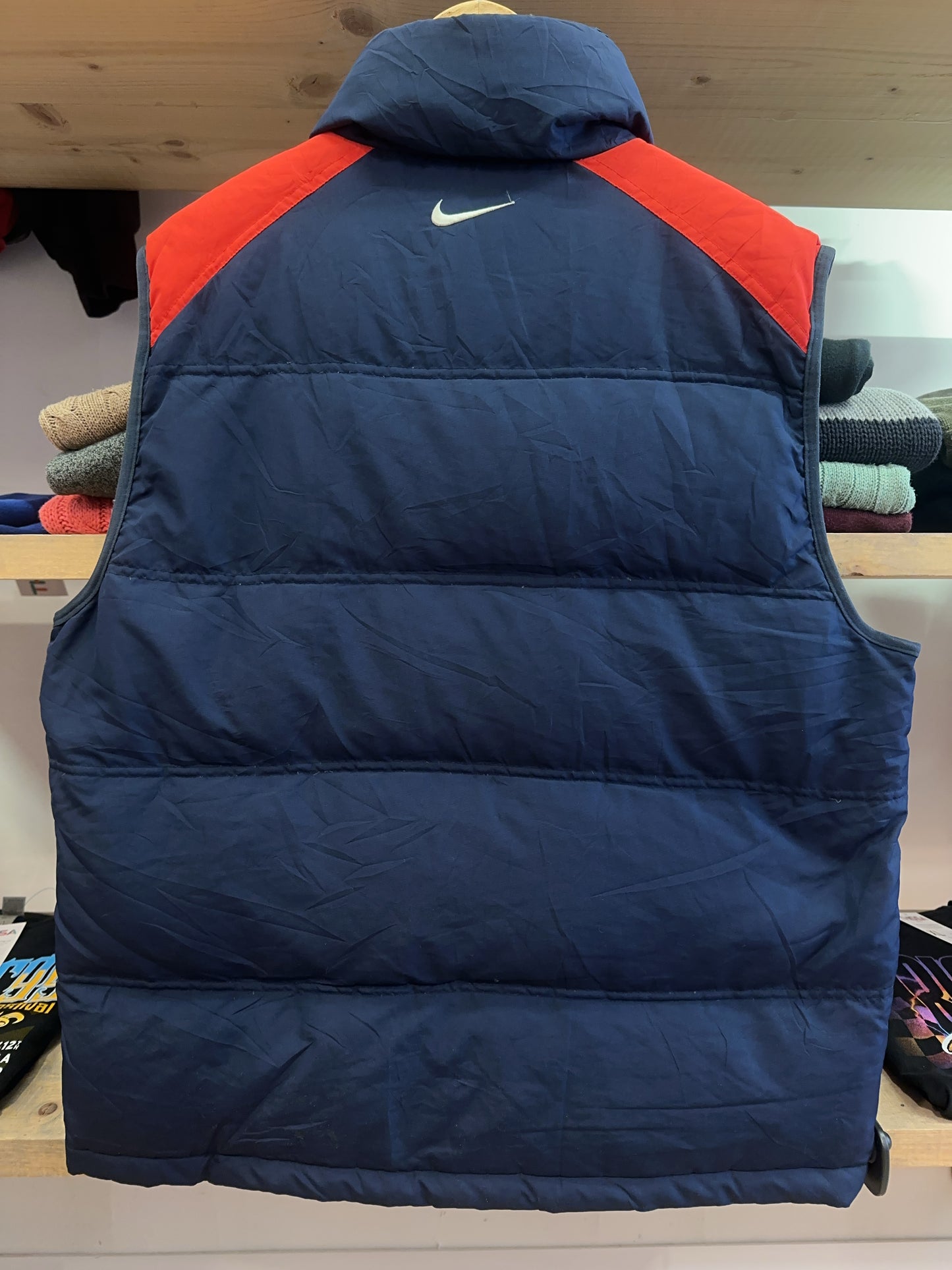 Vintage 1990's Nike Puffer Bodywarmer - XL