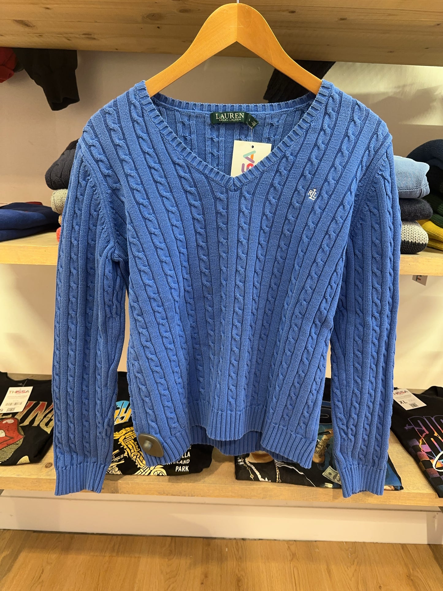 Ralph Lauren Cable Knit - L