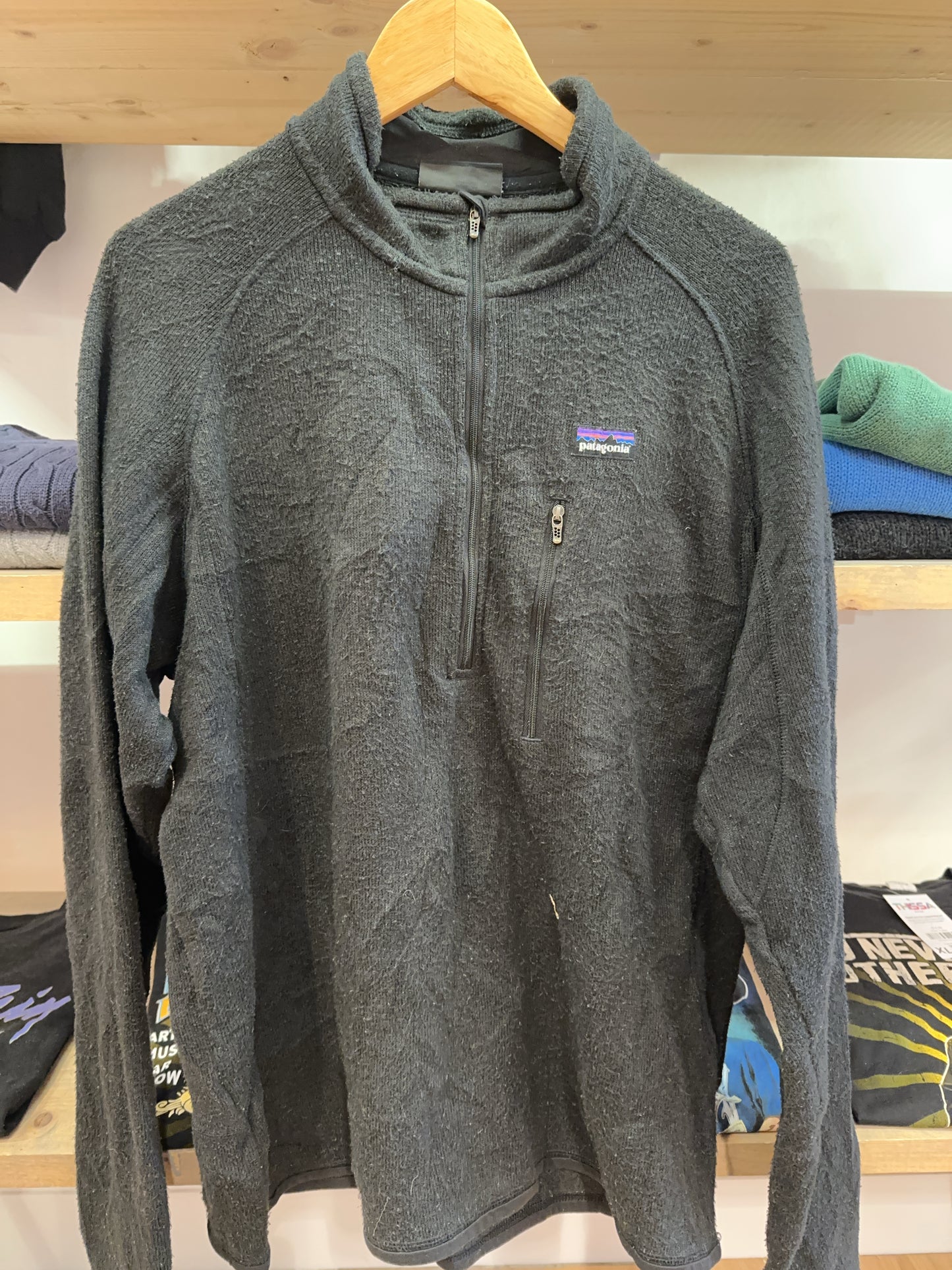 L - Vintage 1990's Patagonia Fleece Quarterzip