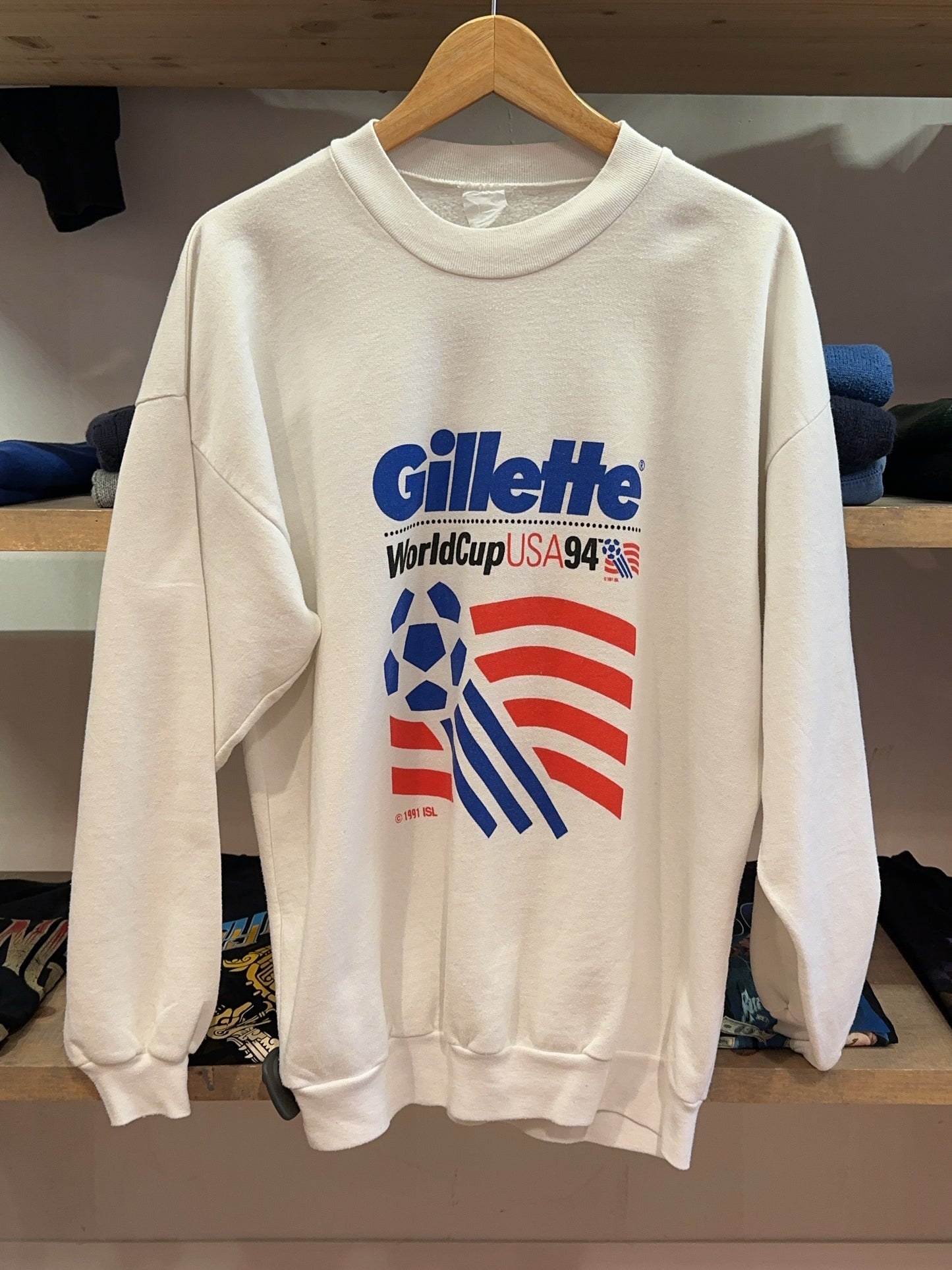 M - 1994 USA World Cup Gillette Sweatshirt