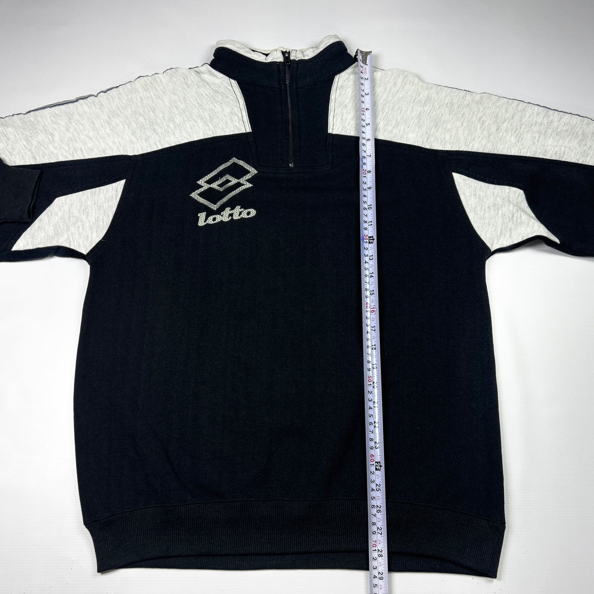 S - 1990's Lotto 1/4 Zip Colorblock Sweatshirt