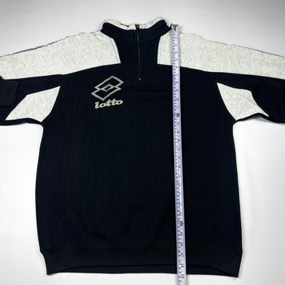 S - 1990's Lotto 1/4 Zip Colorblock Sweatshirt