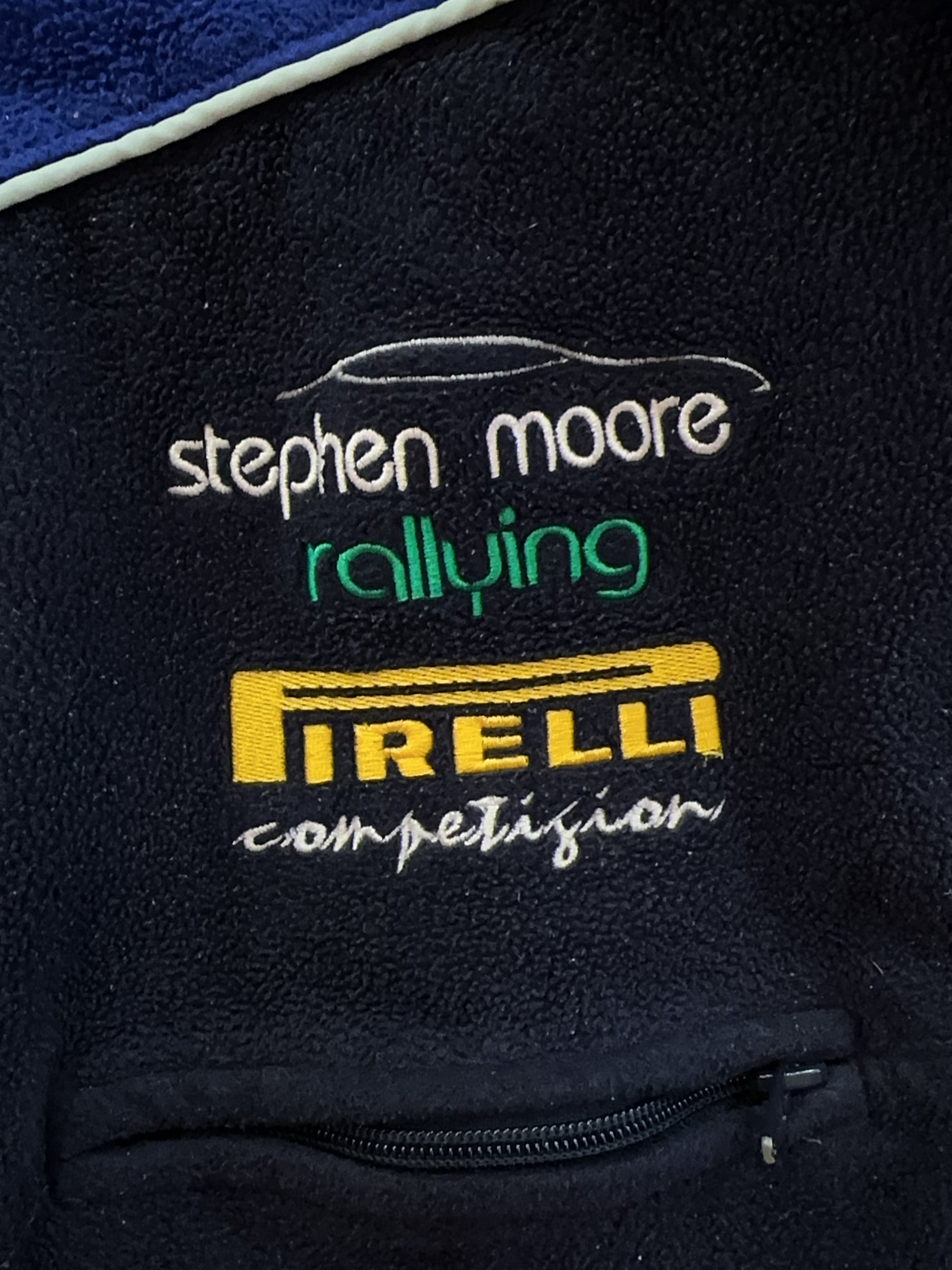 Team Wear Stephen Moore Rallying Embroidered Fleece Jacket - M