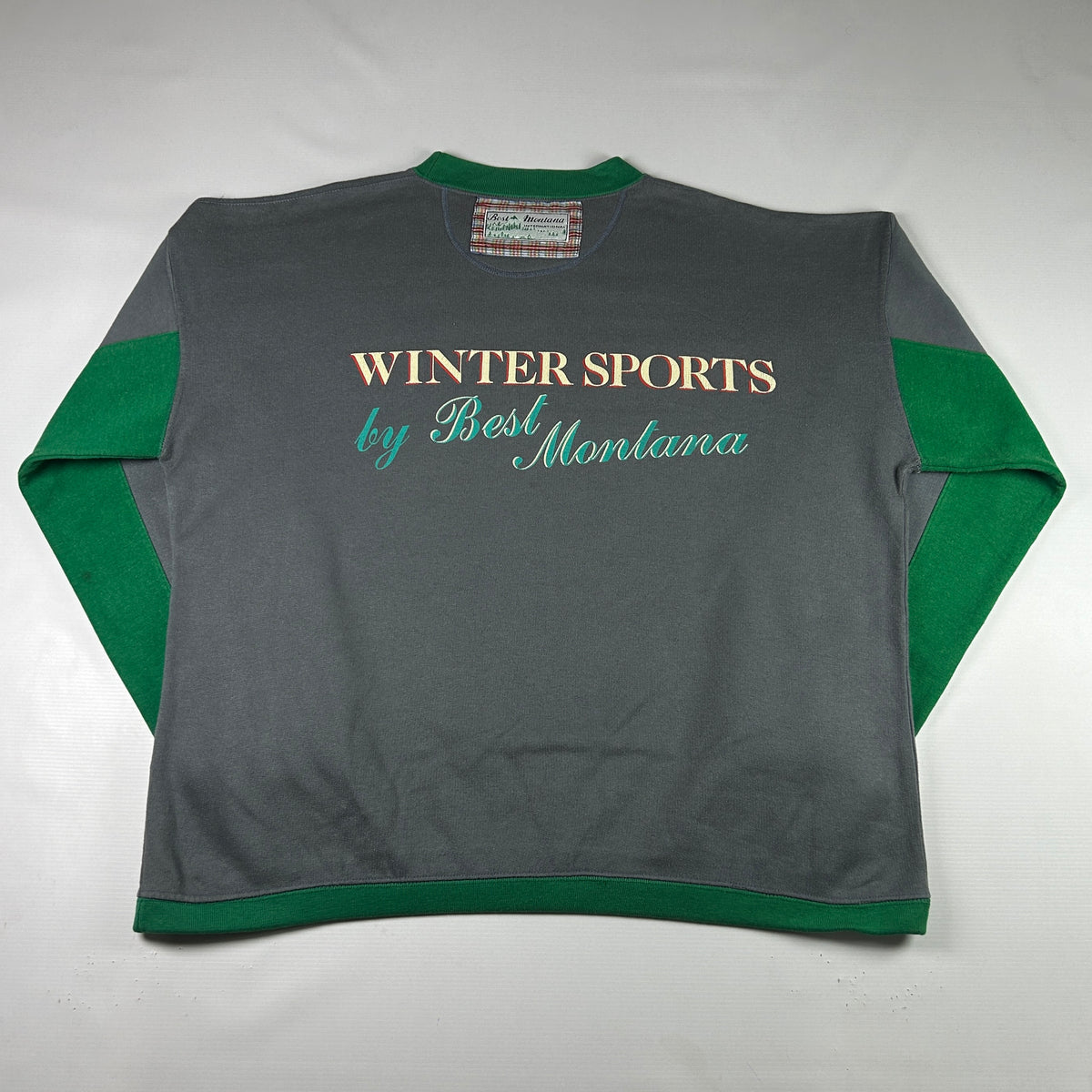 XL - 1990's Best Montana Winter Sports Hockey Sweatshirt