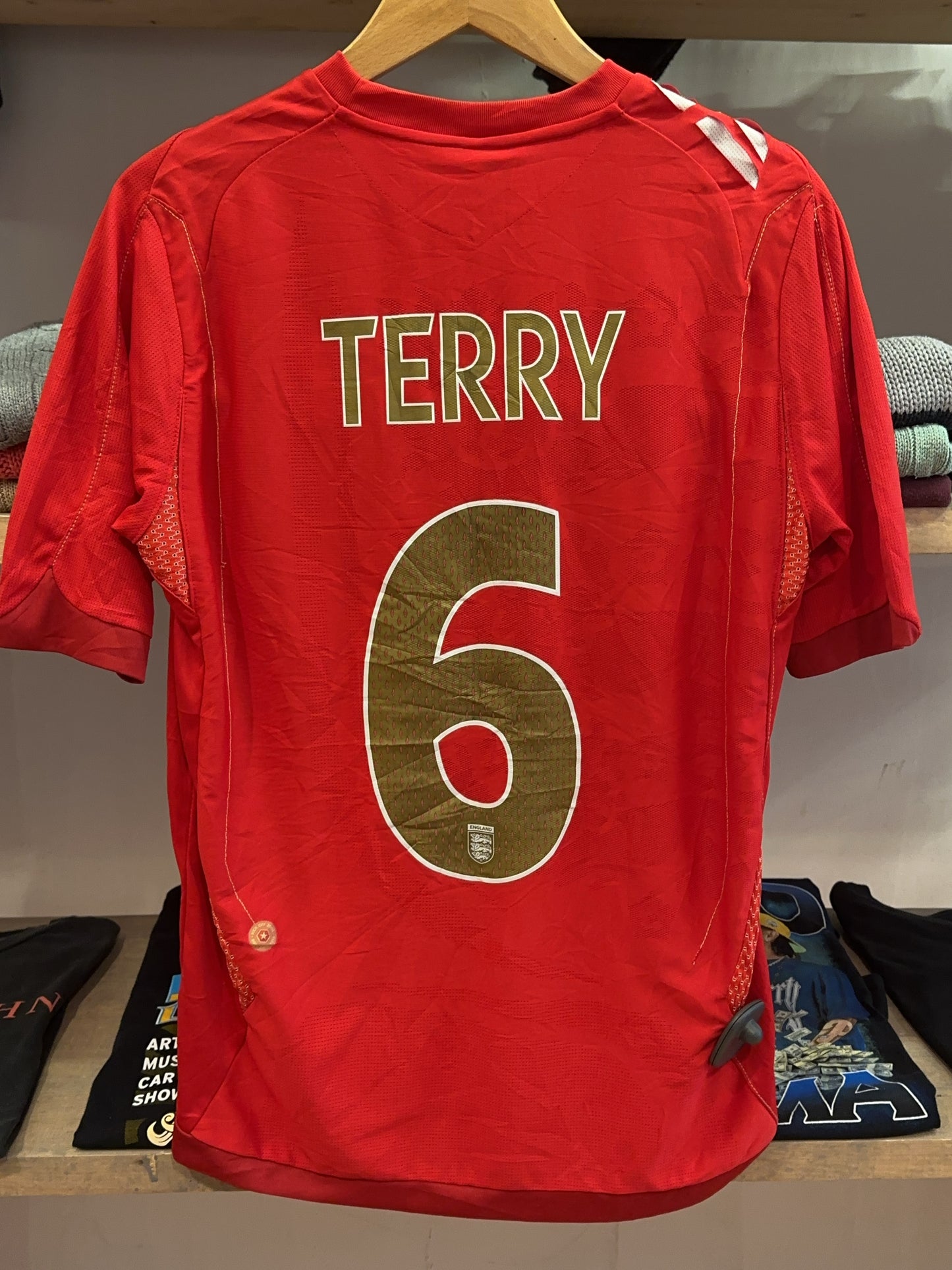 2006-2008 England John Terry Umbro Away Football Shirt 6 - S