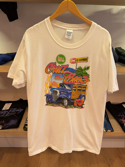 L - Sunset Classic Chevys Graphic T-Shirt