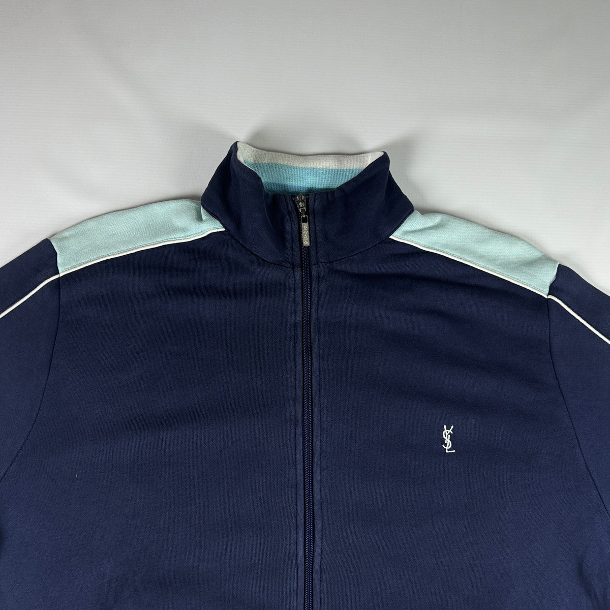 L - Vintage 2000s YSL Yves Saint Laurent Zip Up Sweatshirt