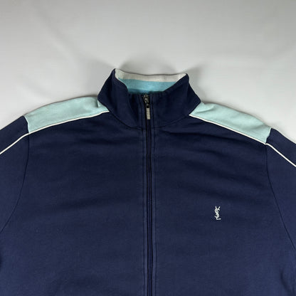 L - Vintage 2000s YSL Yves Saint Laurent Zip Up Sweatshirt