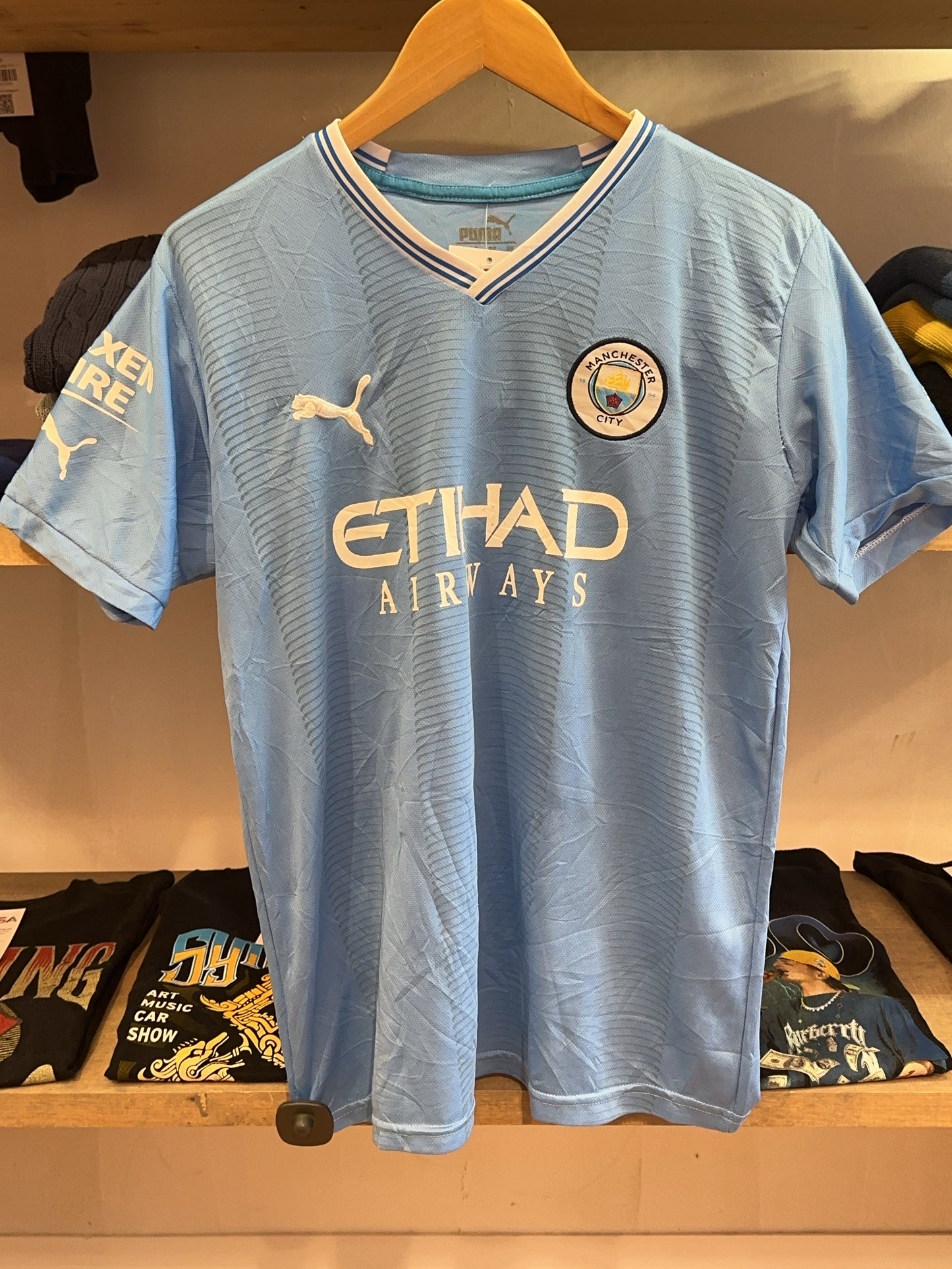 2023-2024 Manchester City Puma Home Football Shirt 9 - XL