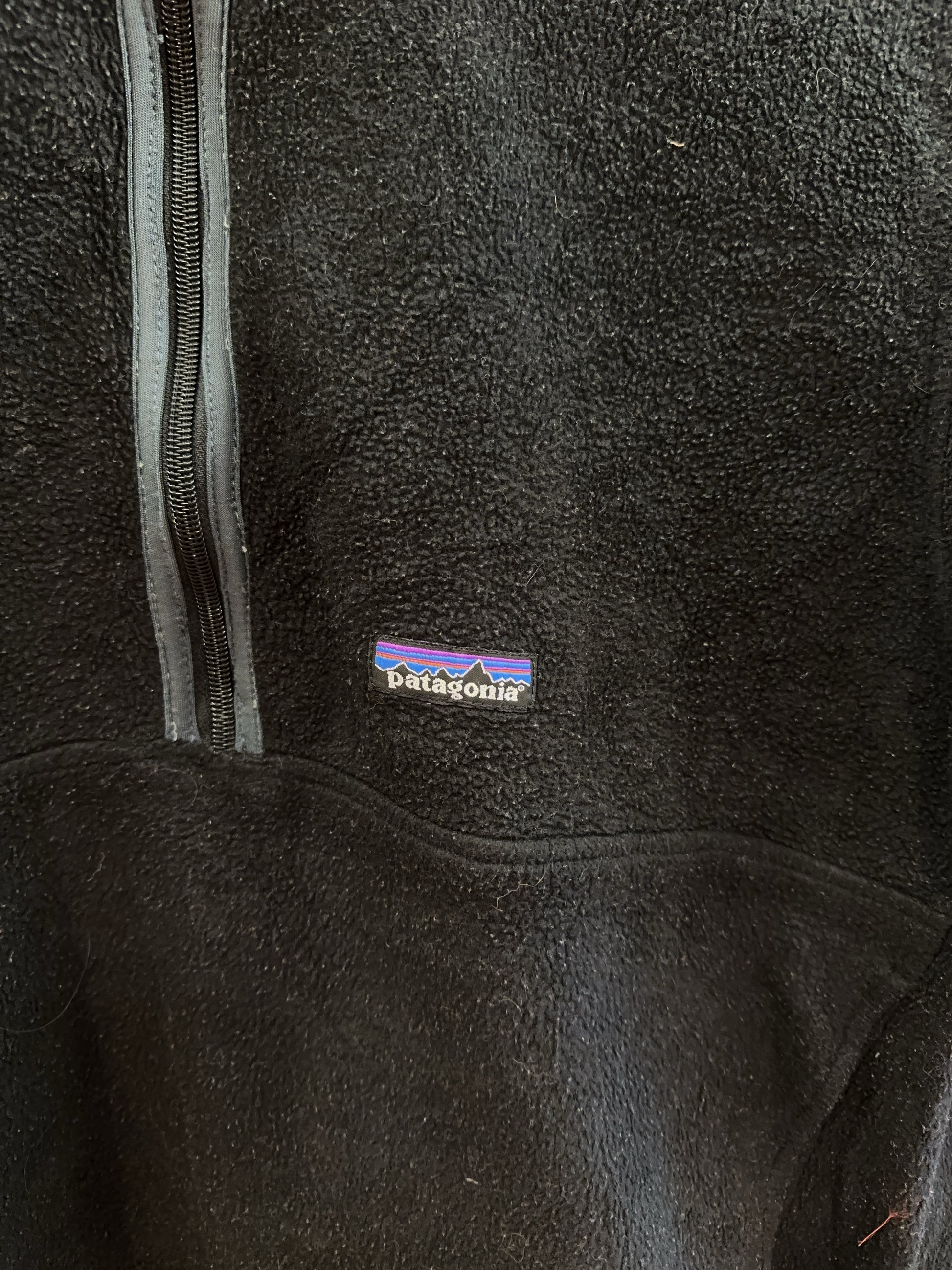 L - Vintage 1990's Patagonia Synchilla Fleece Quarterzip