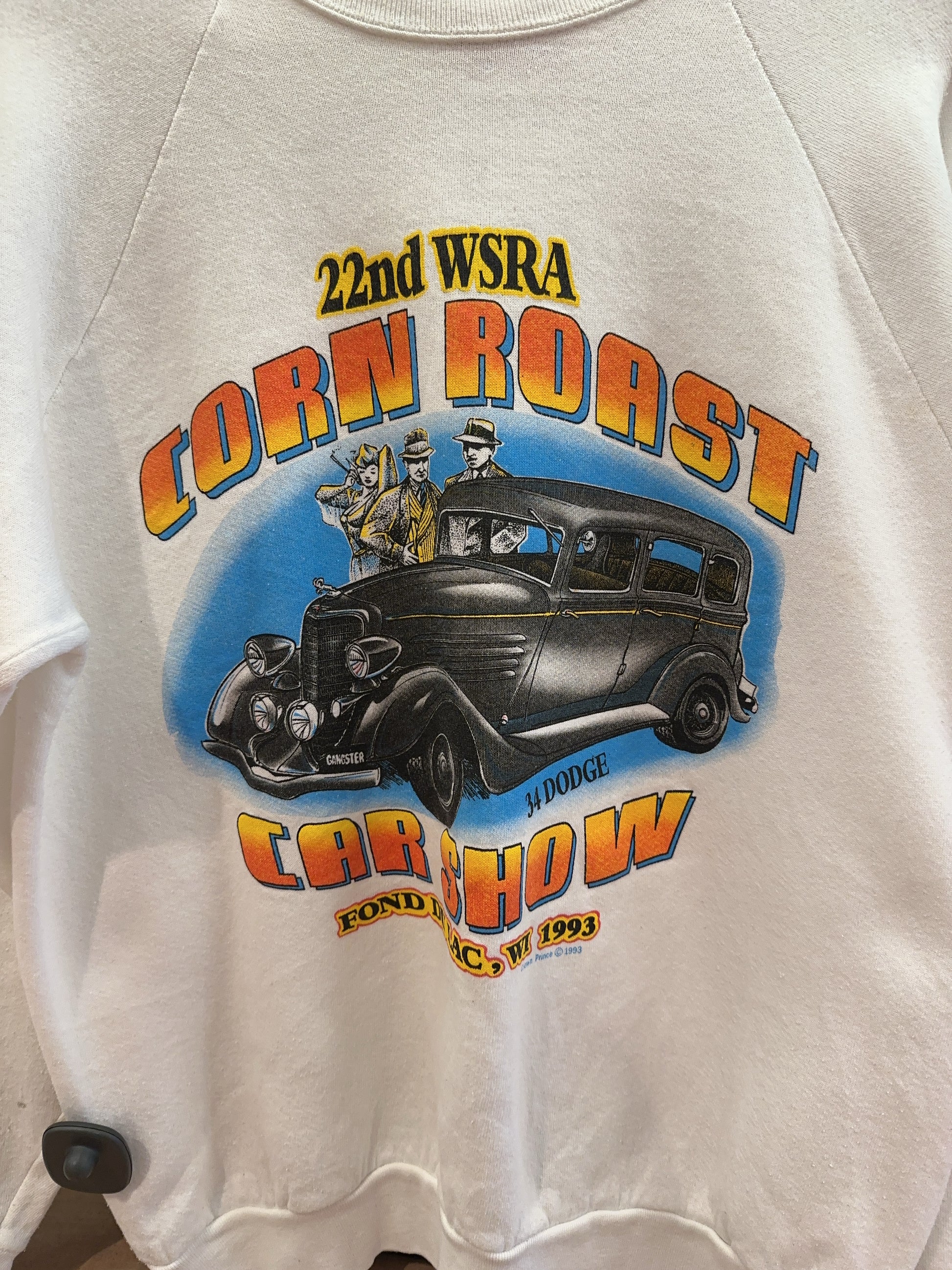 Vintage 1993 Fruit Of The Loom Car Show Sweatshirt - M