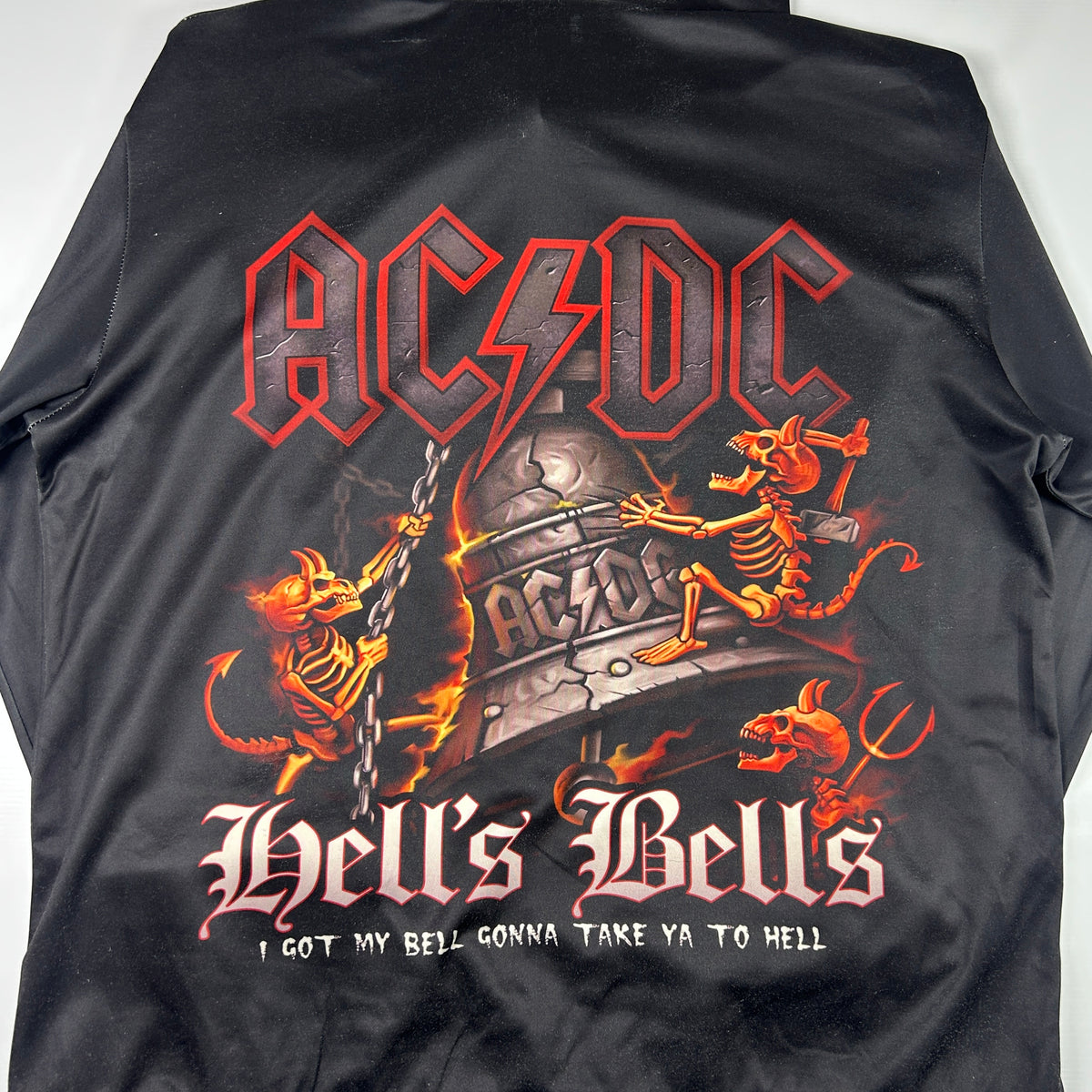 XL - 2010's AC/DC Hell's Bells Graphic Hoodie