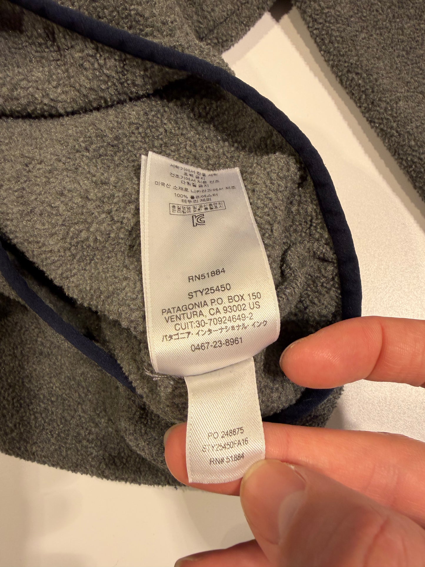Vintage Patagonia Synchilla T Fleece (XXS)