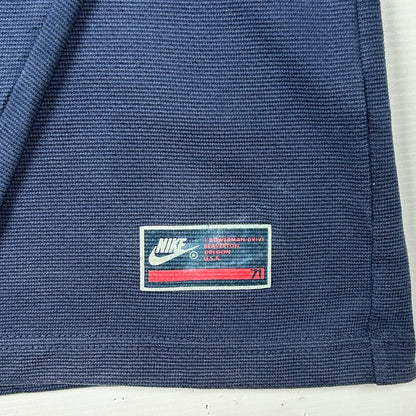 XL - Nike 2000's Navy Long Sleeve V-Neck T-Shirt