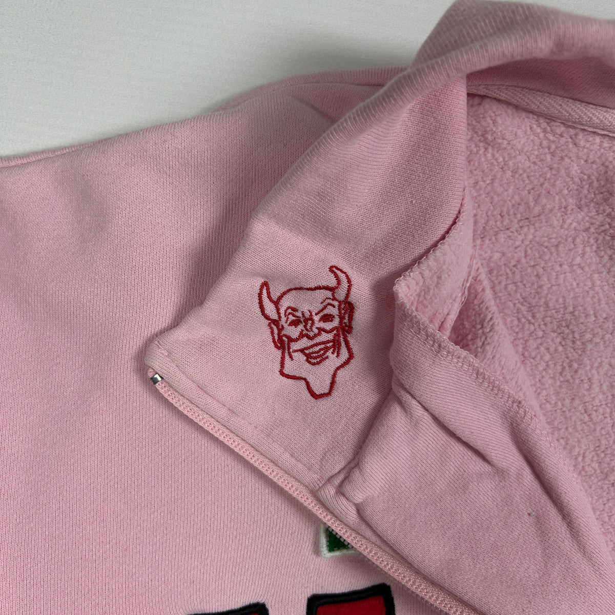 L - Vintage 2000's Pink Milano Zip-Up Track Jacket