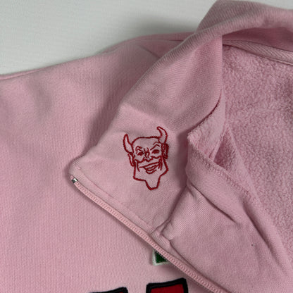 L - Vintage 2000's Pink Milano Zip-Up Track Jacket