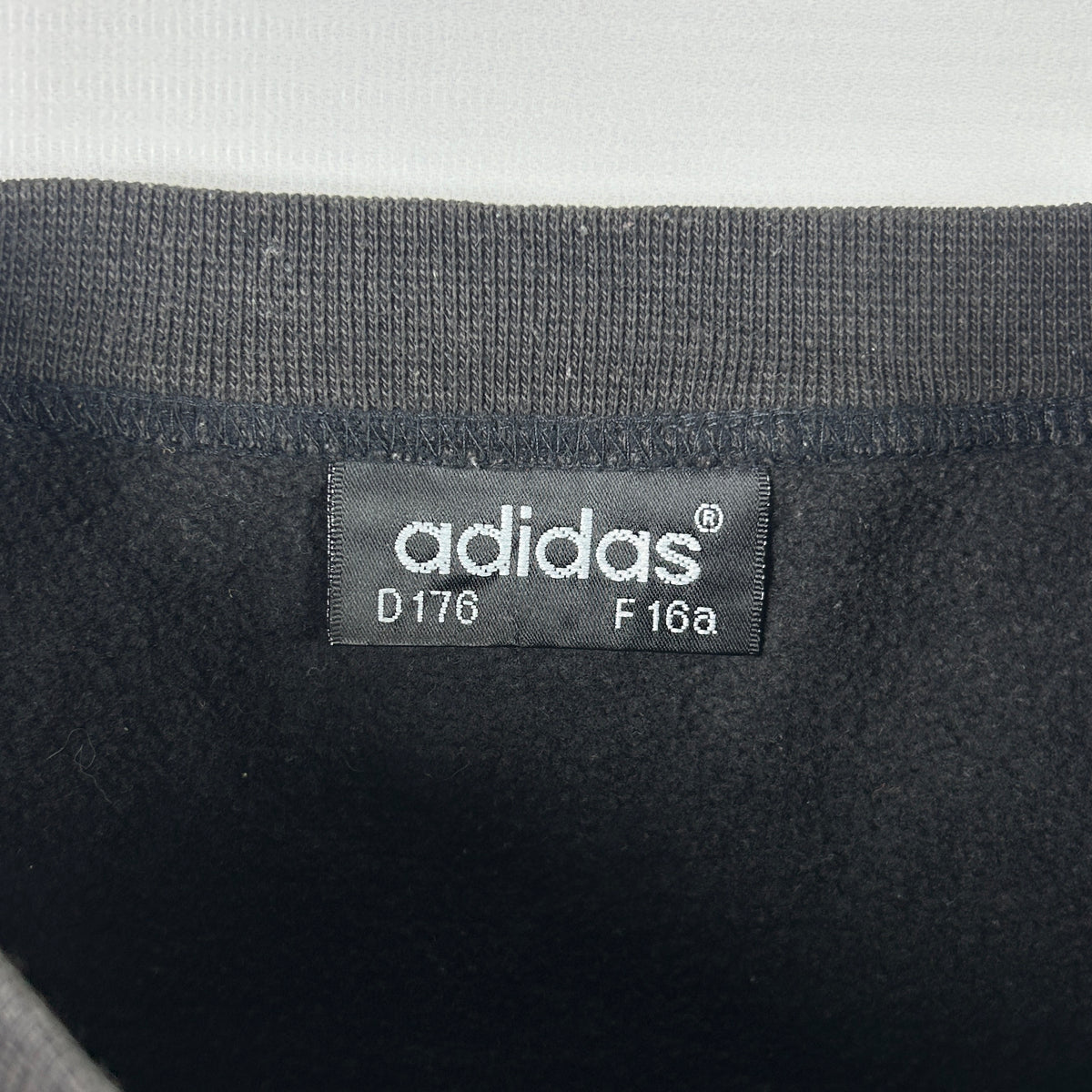 L - 1990's Adidas Black Graphic Long Sleeve Sweatshirt