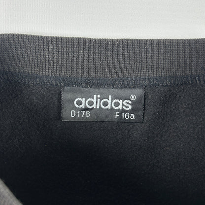 L - 1990's Adidas Black Graphic Long Sleeve Sweatshirt