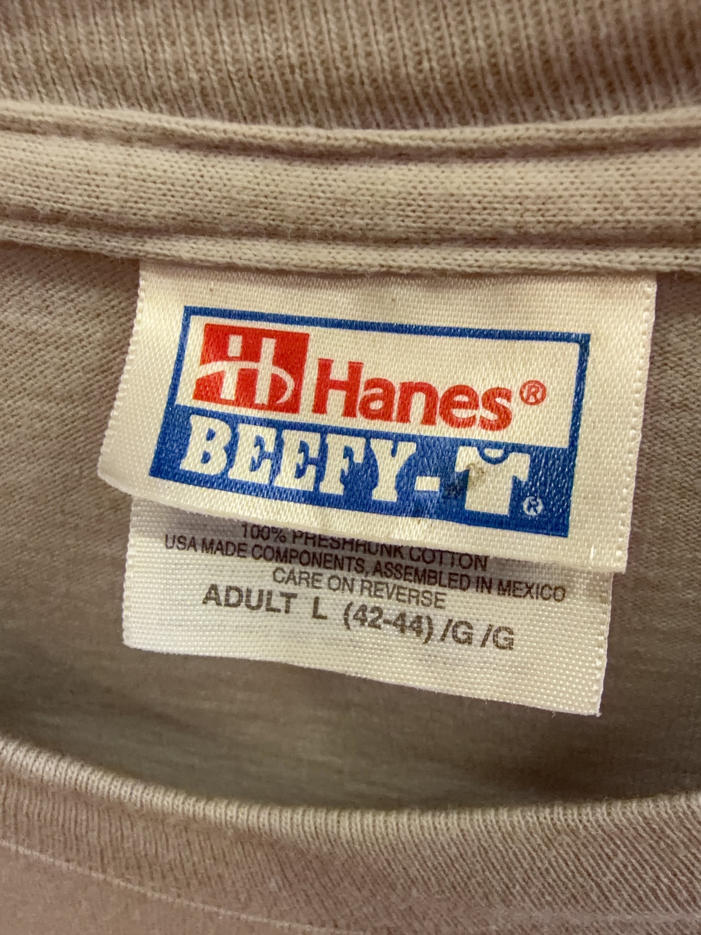 L - Hanes Beefy-T Route 66 Graphic T-Shirt
